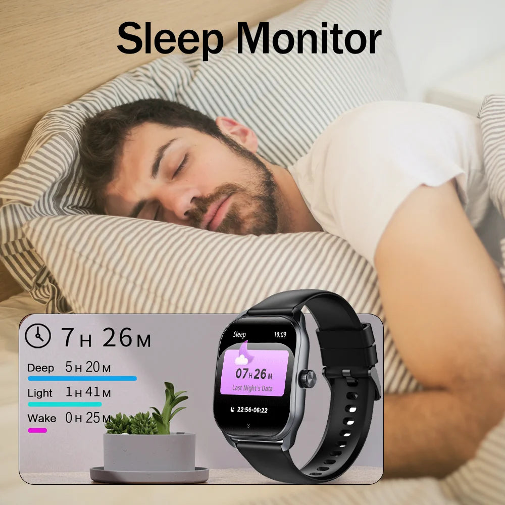 SENBONO JX629 Big Screen Smart Watch 2.01inch 300mAh Large Battery BT Call Sport Watch Fitness Tracker Women Smartwatch Men