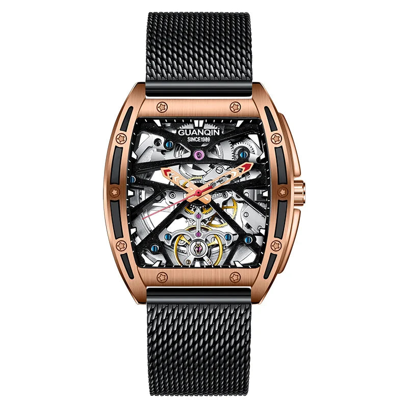 Executive Automatic Mechanical Watch - Premium Stainless Steel Business Timepiece