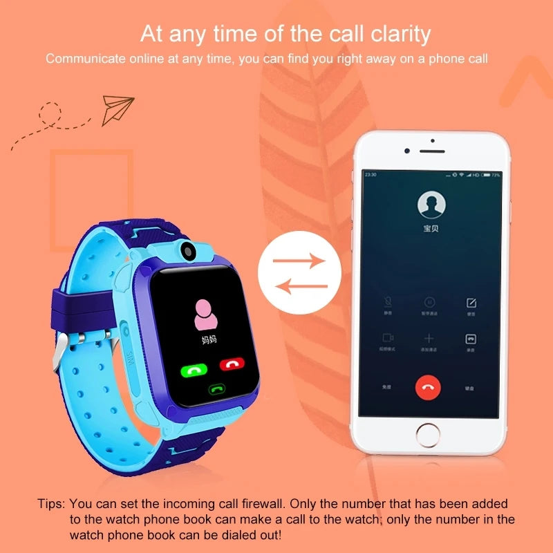 On Sale  for Children Q120 1.44 Inch Color Screen Children Smartwatch Smart Kids Watches