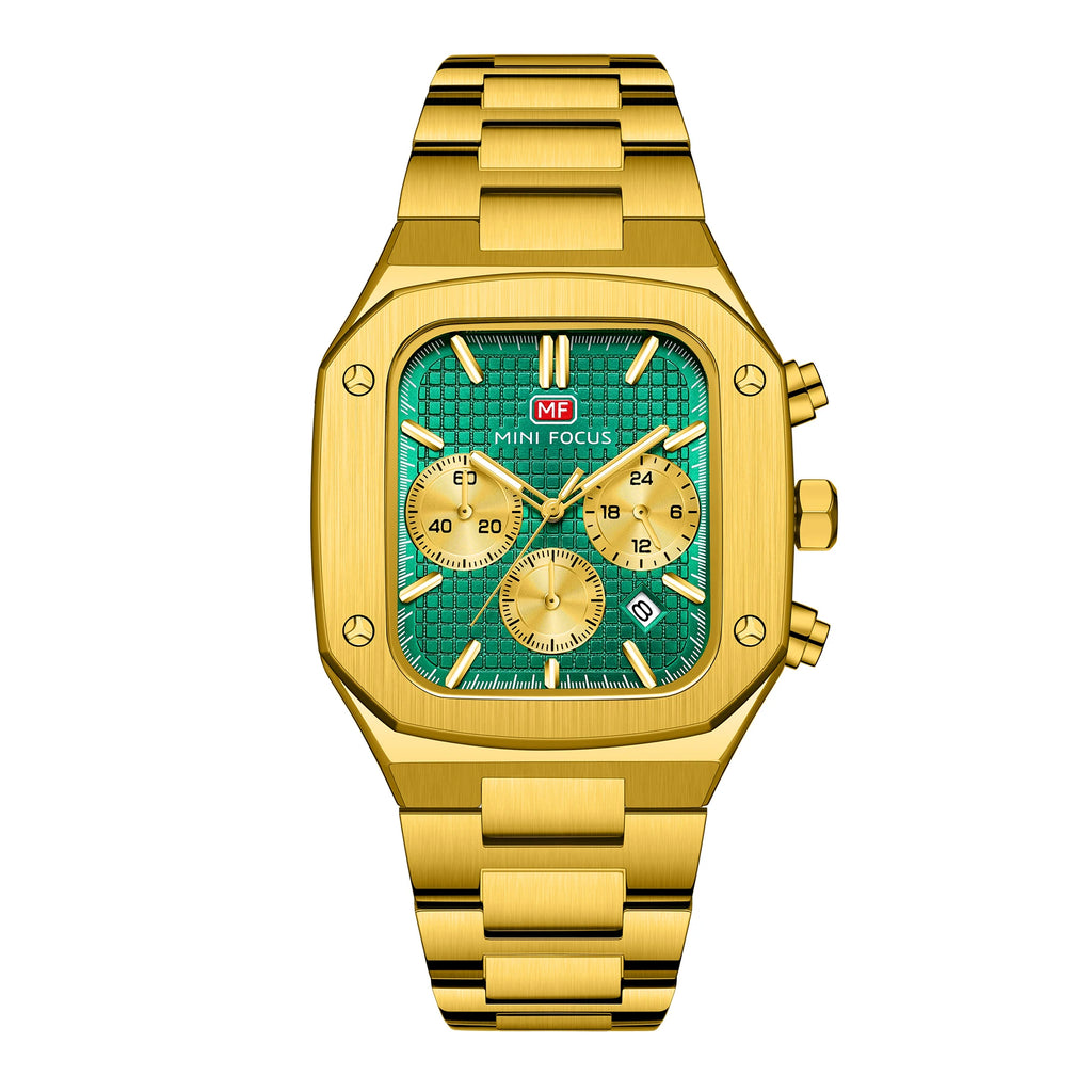 The Square Commander - Luminous Business Chronograph