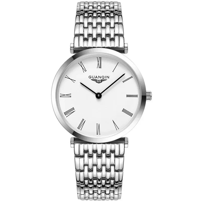 Gold Luxury Chronograph Watch - Waterproof Stainless Steel Quartz Timepiece