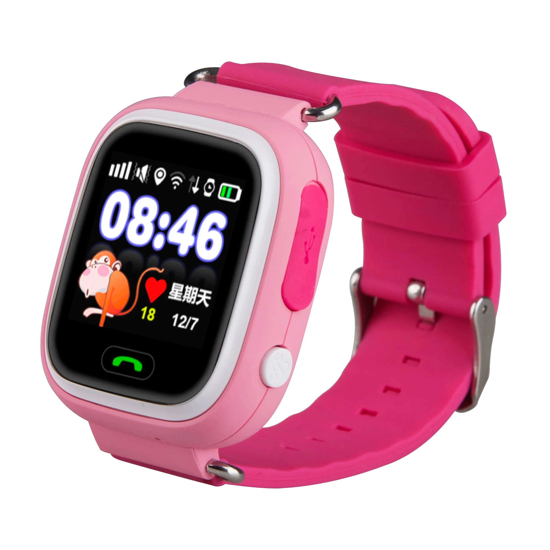Hot Screen LBS TD-02 Smart Watch GPS Finder Children Location SOS Call Electronic Baby Kids Watches