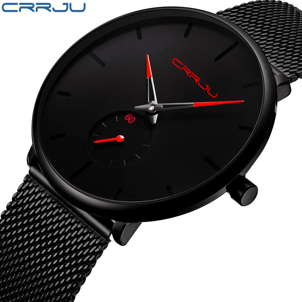 CRRJU 2150 Mesh Design Automatic Mechanical Watch