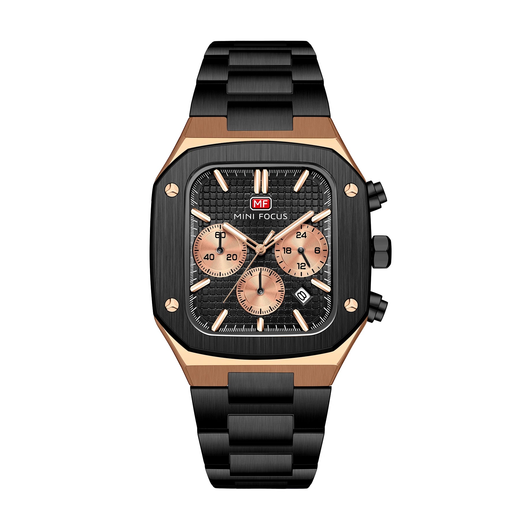 The Square Commander - Luminous Business Chronograph