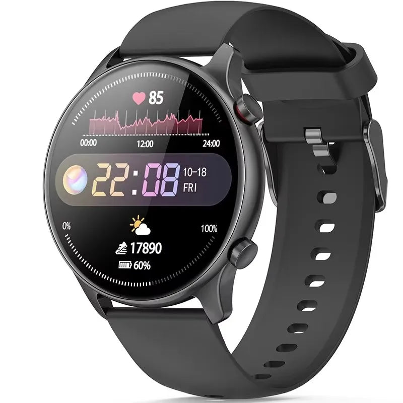 LIGE BW0296 Hot Selling Unisex Smart Watch Stylish Rubber Strap Waterproof Luminous Mutil-function Leisure Hand Watch