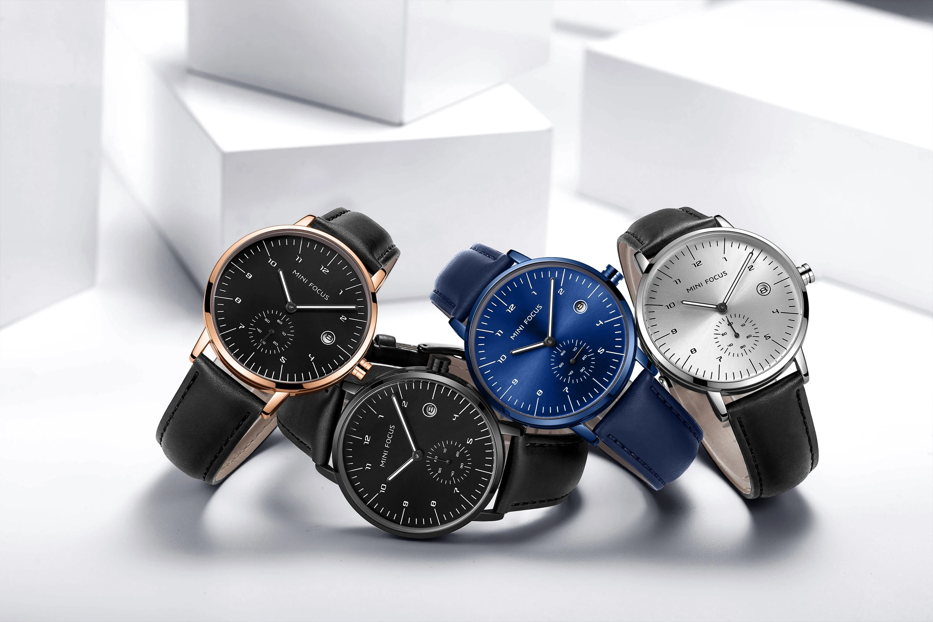 Executive Prestige - Men's Luxury Leather Strap Business Watch