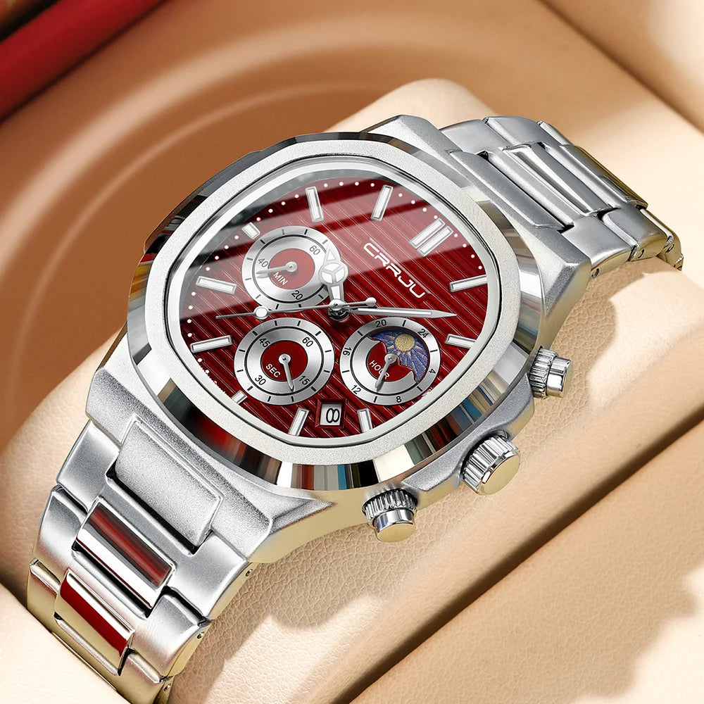 CRRJU 2309 Sun and Moon Chronograph Watch