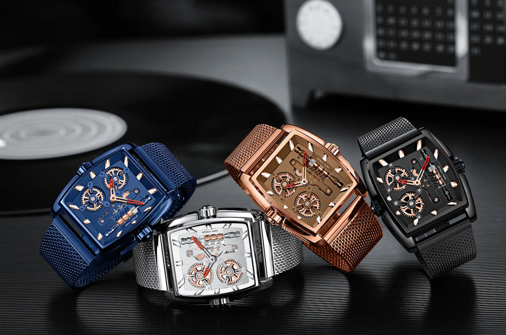 The Barrel Vision - Creative Mesh Steel Watch