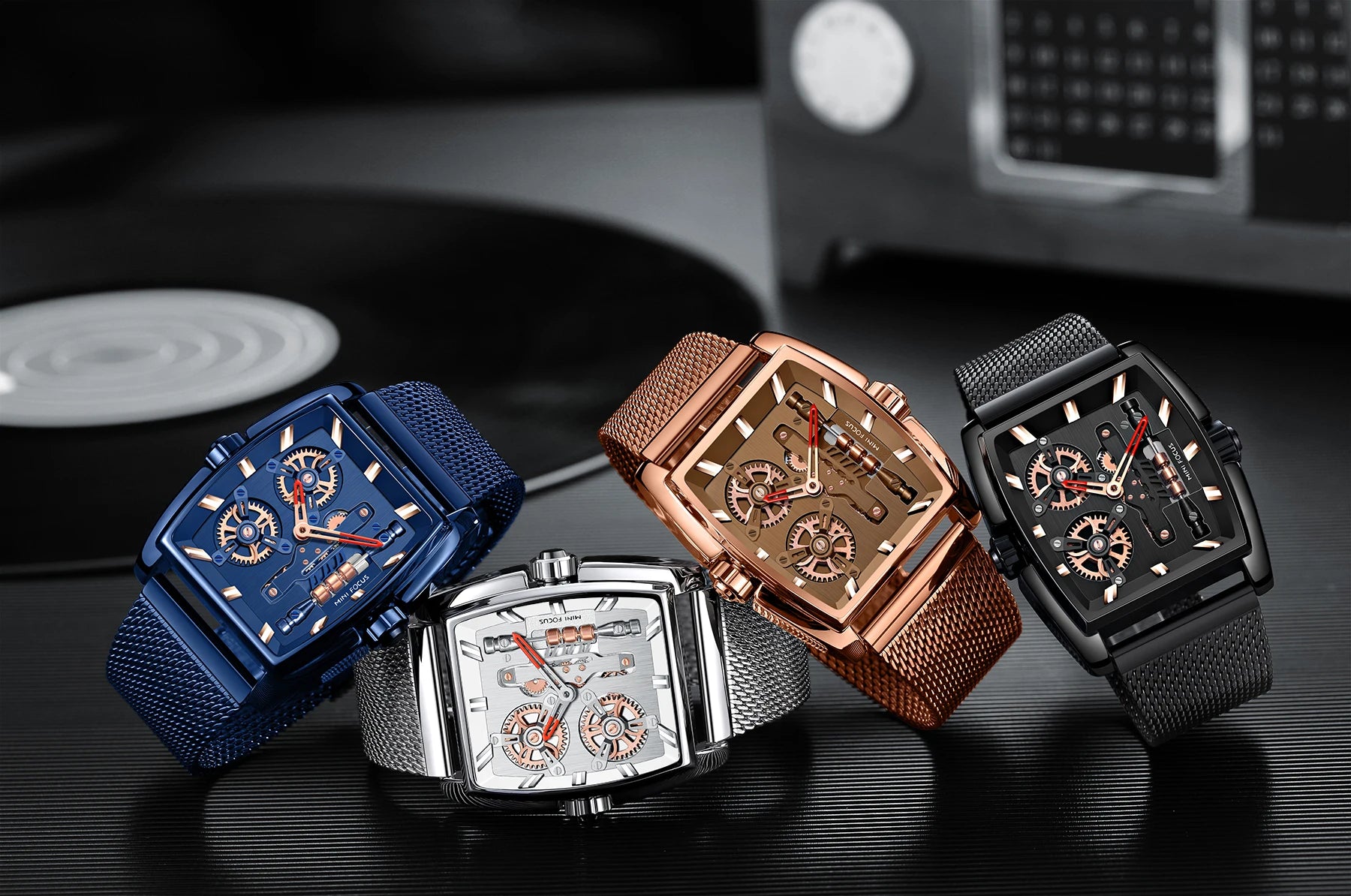 The Barrel Vision - Creative Mesh Steel Watch