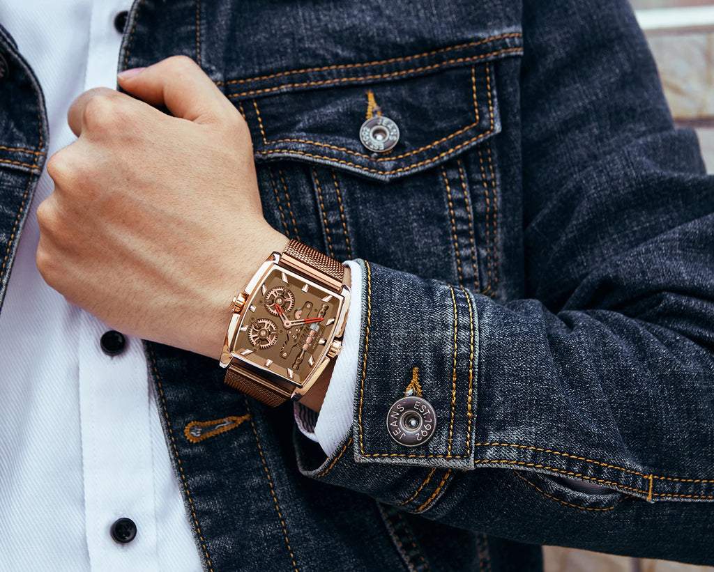 The Barrel Vision - Creative Mesh Steel Watch