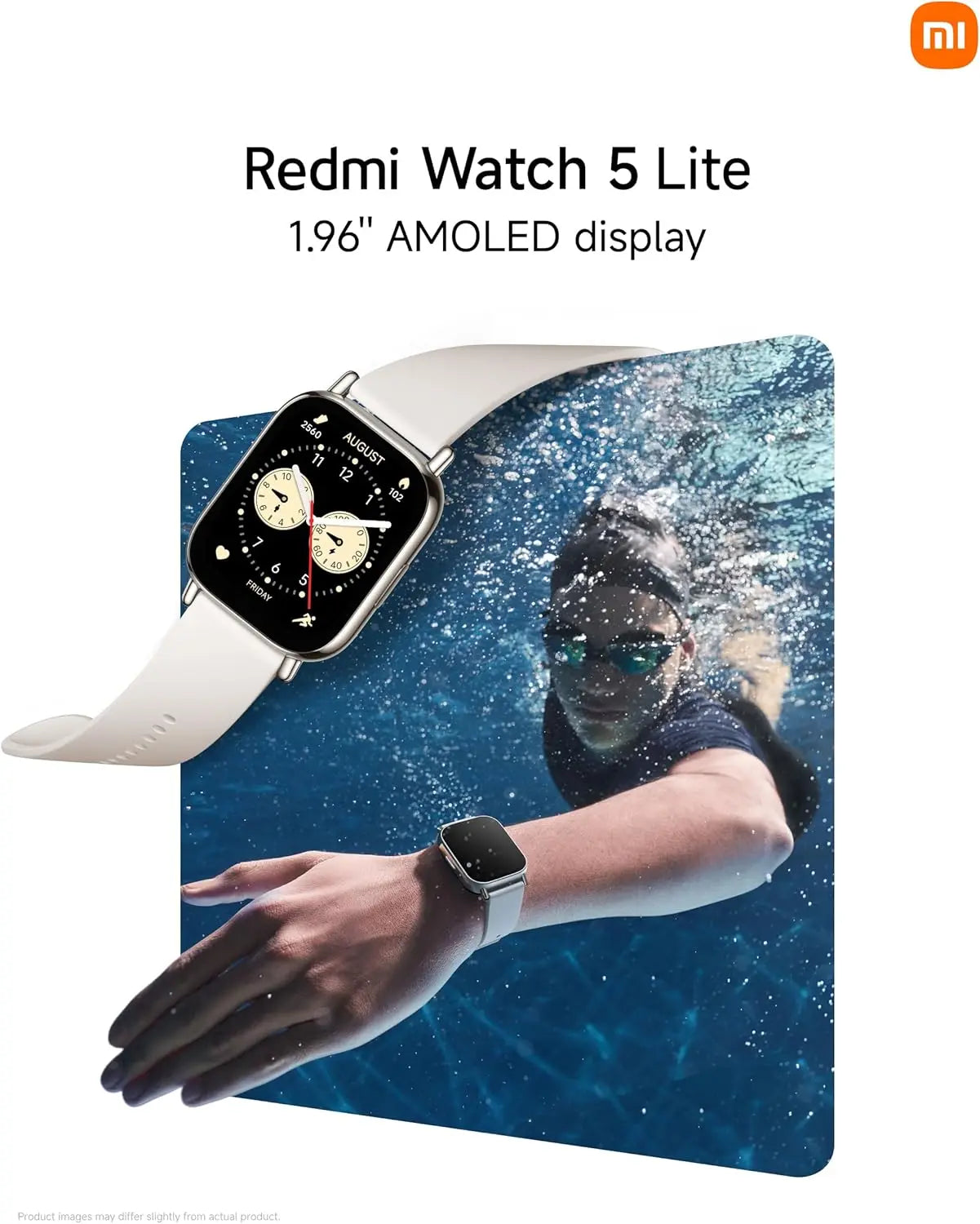 USA Stock Xiaomi Redmi Watch 5 Lite Global 1.96" Amoled up to 18 Days Battery Smart Watch