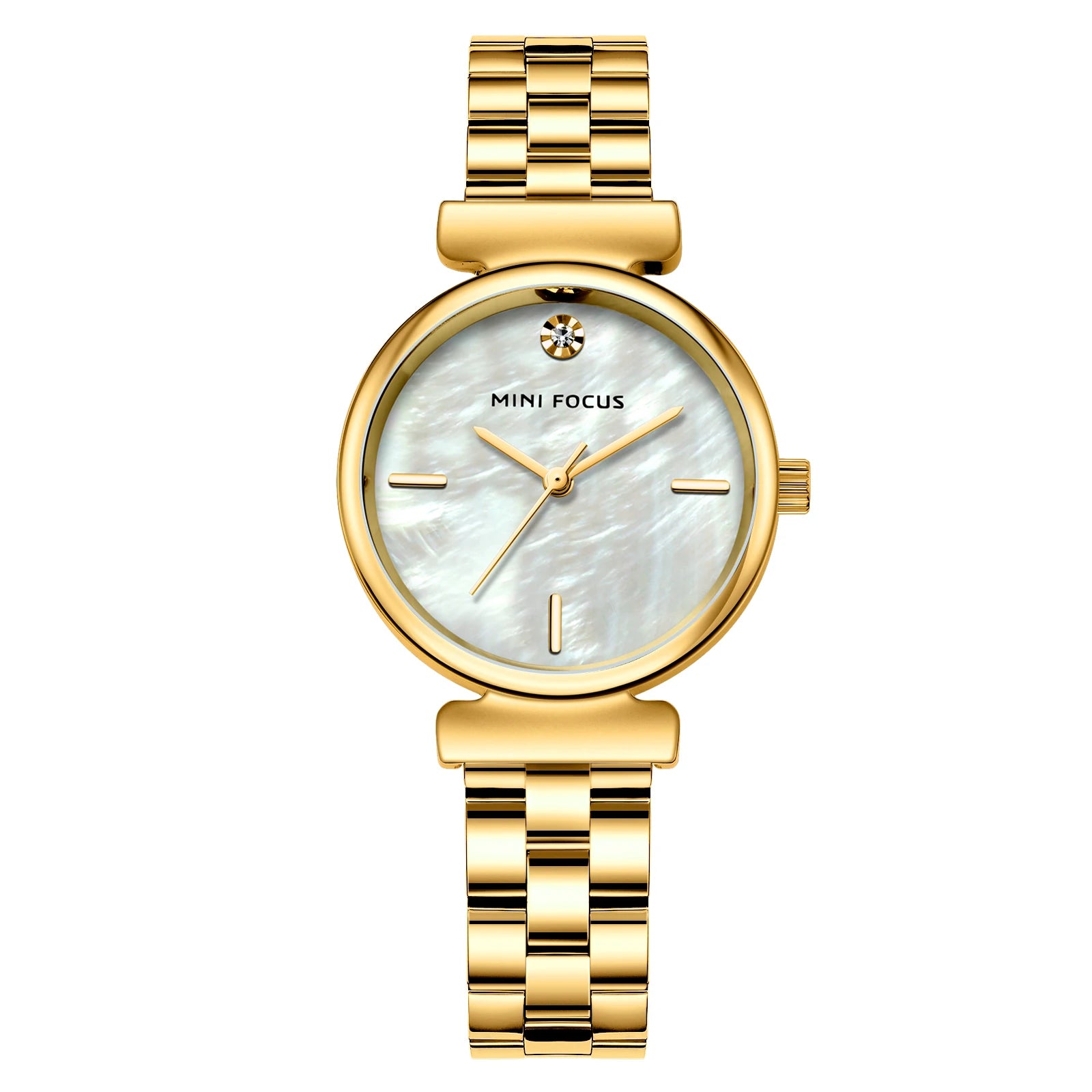 Minimalist Luxe - Women's Gold Stainless Steel Fashion Watch