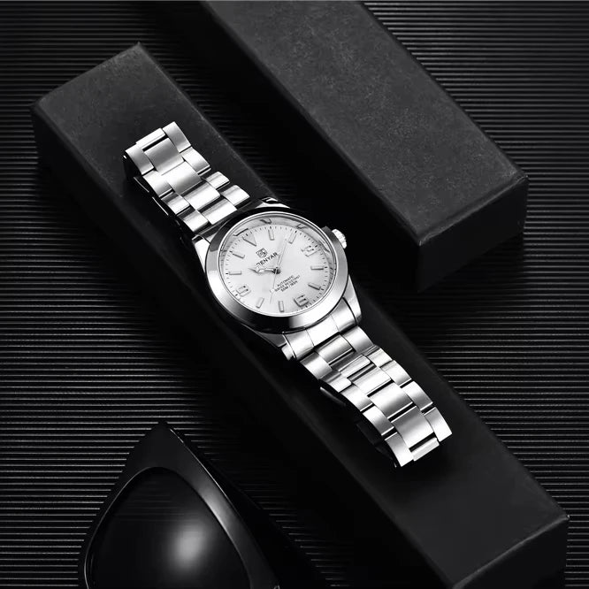 Top Luxury Brand BENYAR BY-5177M Men Mechanical Automatic Watches Sport Watch for Men Business Stainless Steel Relogio Masculino
