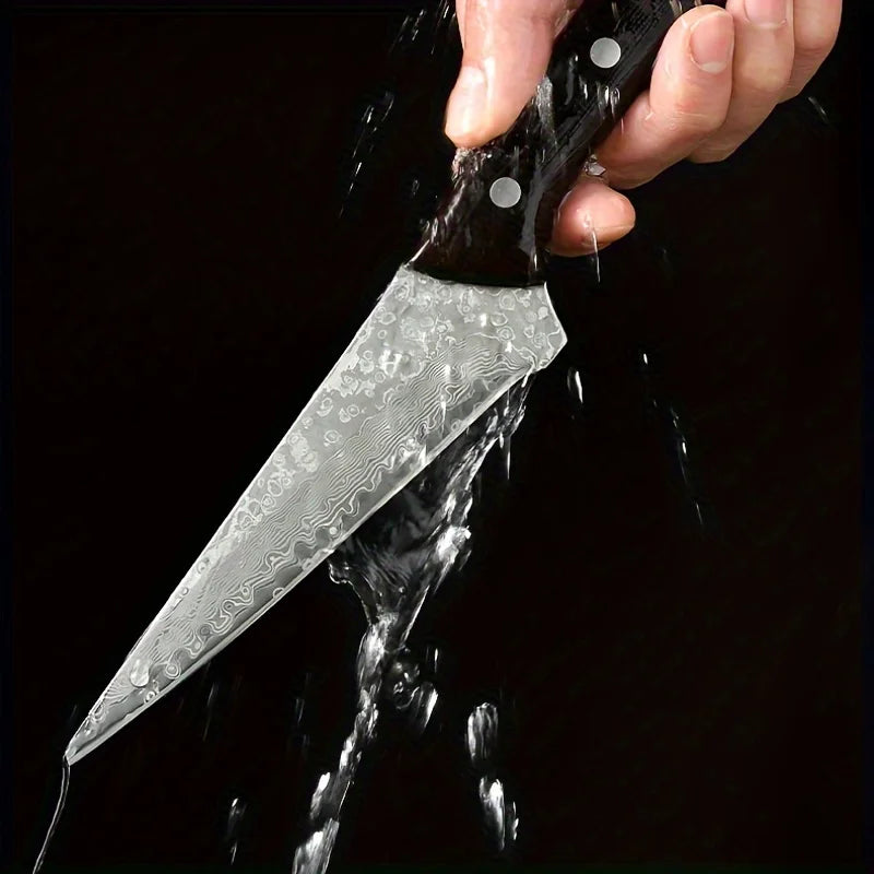 New Product 2Pcs Forge Damascus Steel Durable Kitchen Boning  Knives Set Gifts