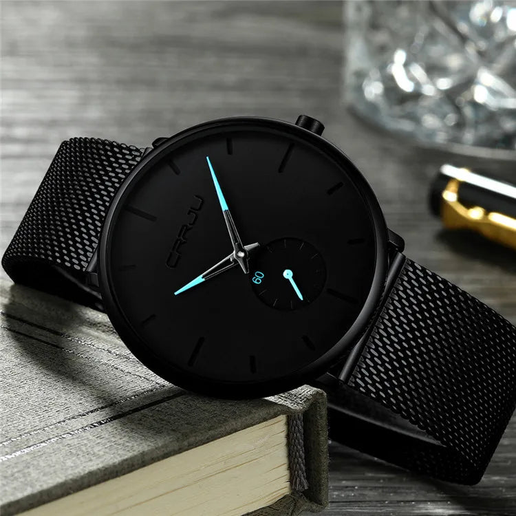 CRRJU 2150 Mesh Design Automatic Mechanical Watch