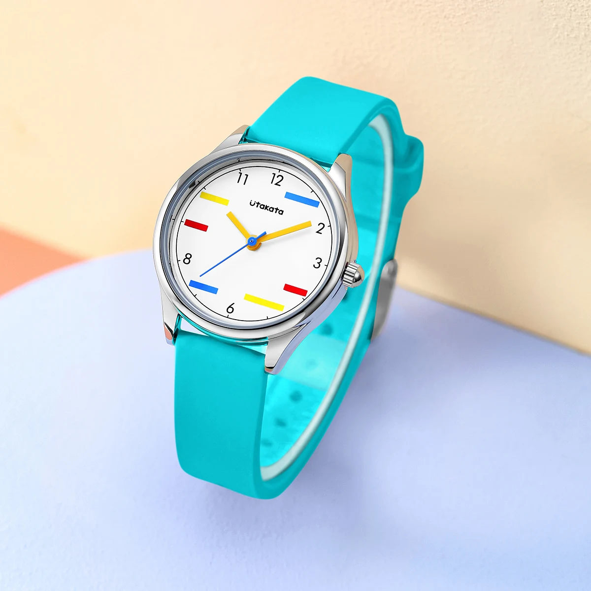 Blue Color Kids Watches Popular Children Watches in Quartz Movement Jelly Silicone Watch for Children