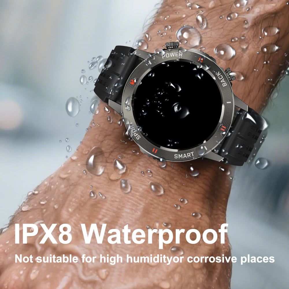 SENBONO Hot Sales SmartWatch Men S81PRO Answer Call Heart Rate Waterproof Round Large Battery Men Smart Watch for Ios Android
