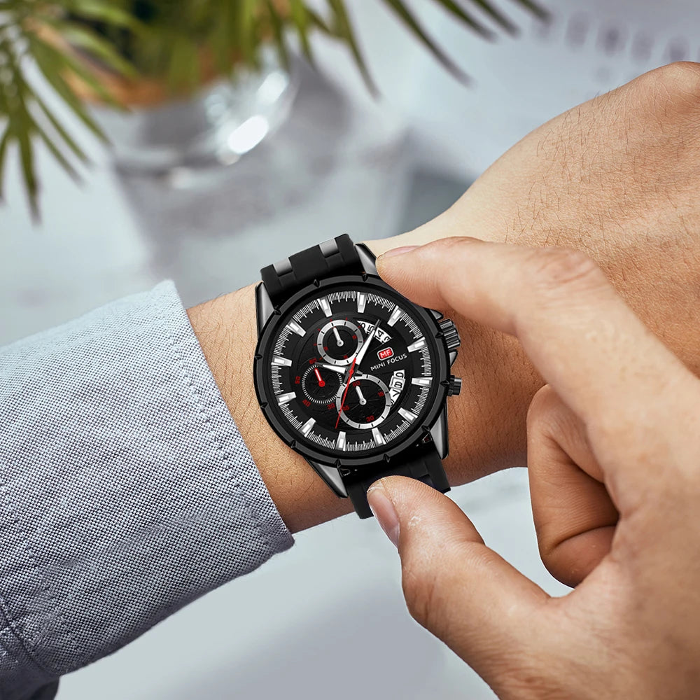 The Velocity Sport - Silicone Chronograph Watch