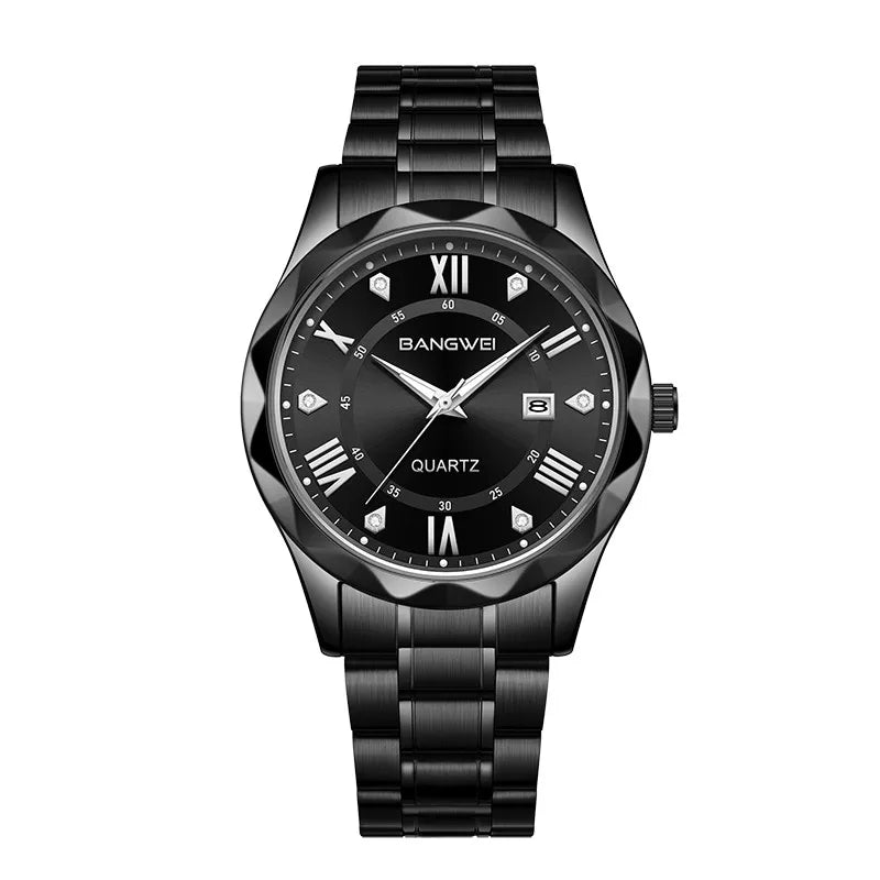 LIGE BW8806 Golden Case Fashion Stainless Steel Quartz Watch Custom OEM Brand Watches Waterproof Design  Stainless Steel +Box