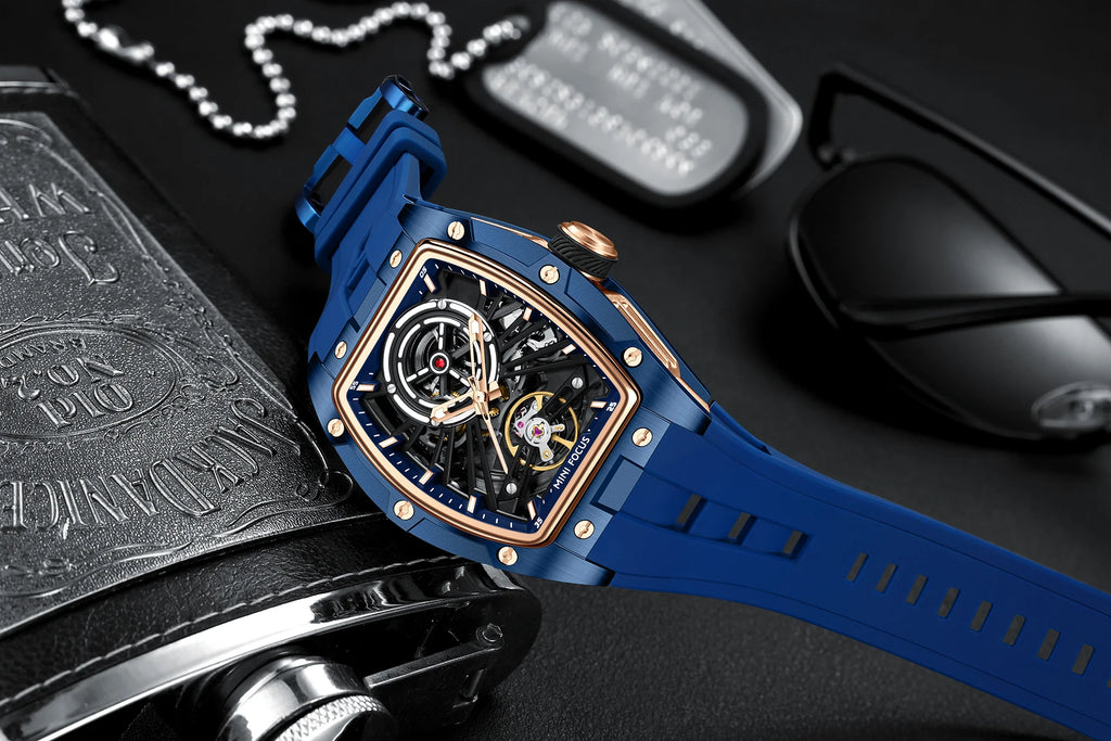 The Skeleton Barrel - Automatic Mechanical Sports Watch