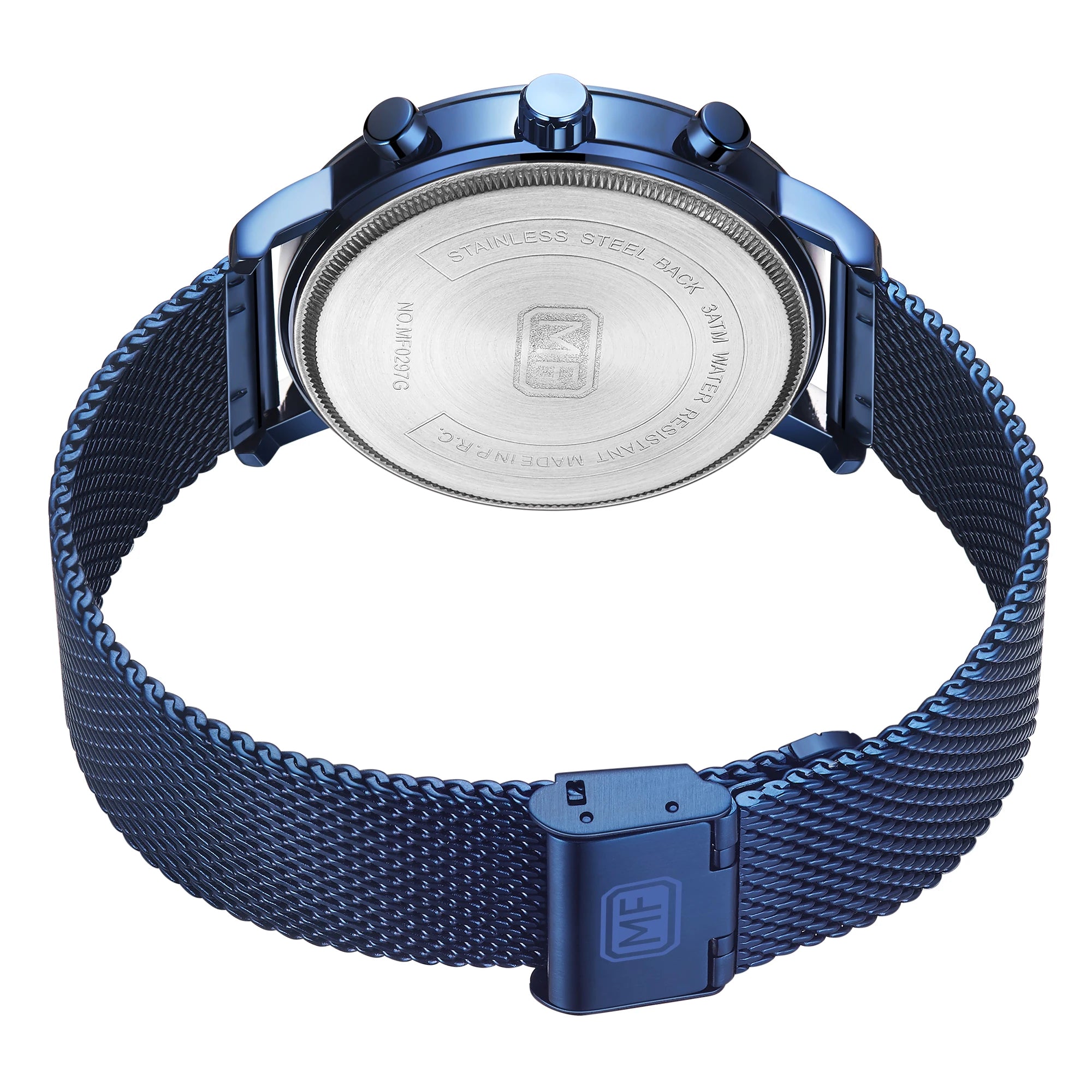 Silver Mesh Elite - Men's Luxury Stainless Steel Mesh Band Watch