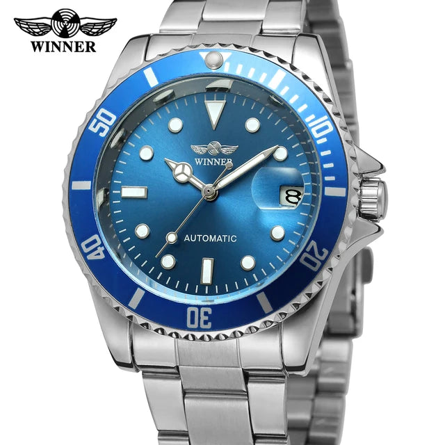 Chic Automatic Mechanical Watch - Fashion-Forward Men's Timepiece