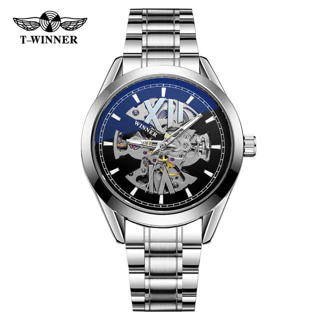 Luxury Skeleton Automatic Watch - Business Sport Mechanical Timepiece