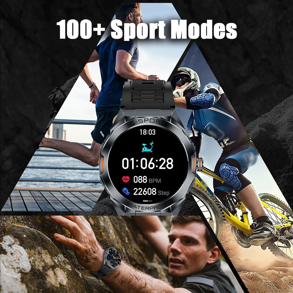 SENBONO H89 New Smartwatch Men  HD Big Screen BT Calls Water Proof 350mAh Big Battery Men Sports Fitness Tracking Smart Watch