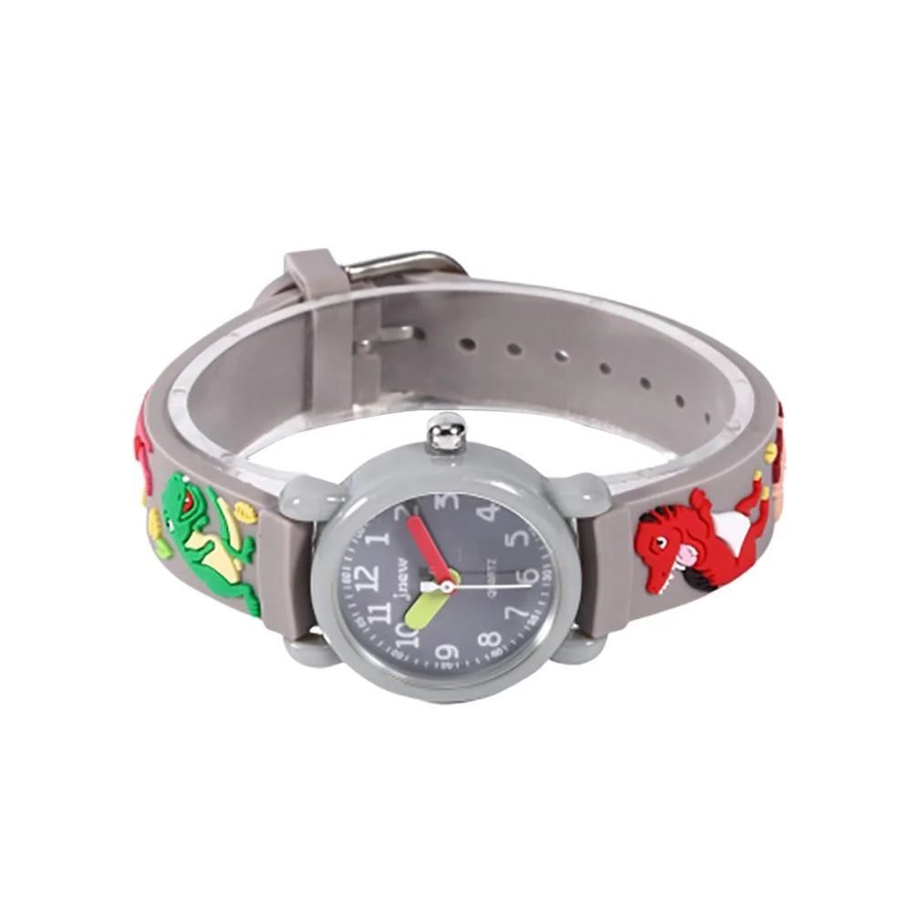 Hot Sale 3ATM Waterproof Fashion Sports Watch for Kids Baby Boys Cartoon Quartz Watch PC Material Case Eco-Friendly for Children
