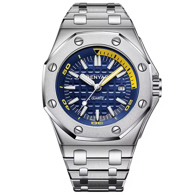 Hot Sale Benyar Watch Luxury Brand Quartz Waterproof Men's Watch Fashion Stainless Steel 5123