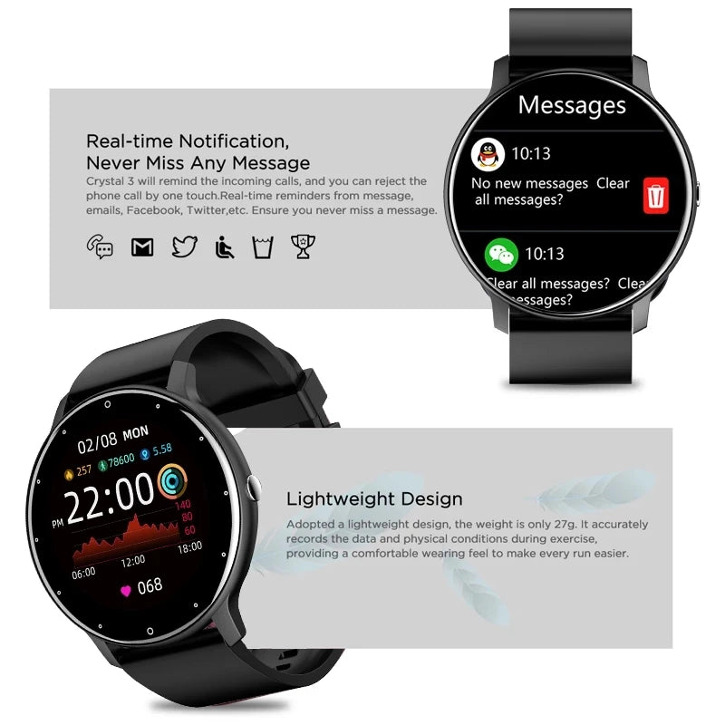 VitalPulse Pro - Advanced Fitness Smartwatch with Heart Rate Monitor