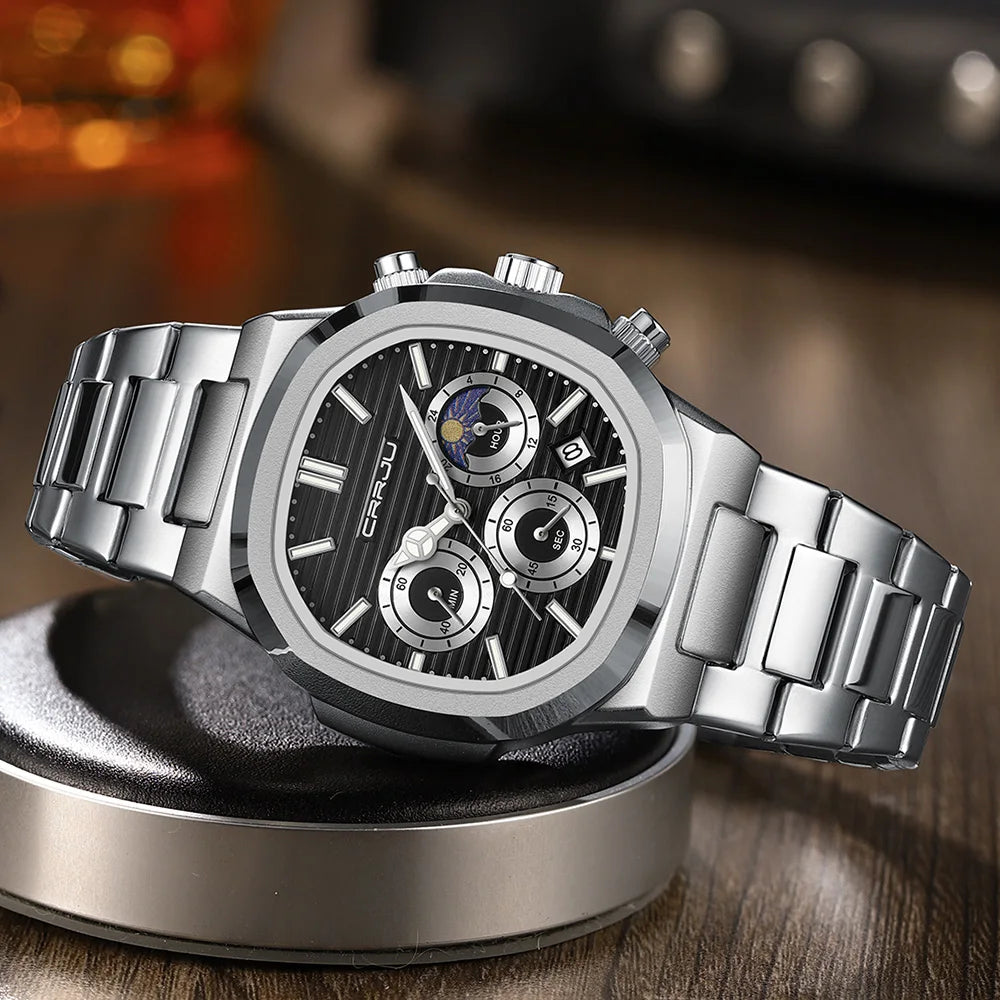CRRJU 2309 Sun and Moon Chronograph Watch