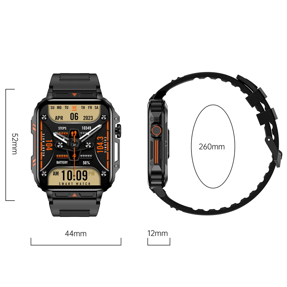 SENBONO L81 Outdoor Smartwatch Men BT Call Long Battery Fitness Tracker Waterproof Women Smart Watch for IOS Android