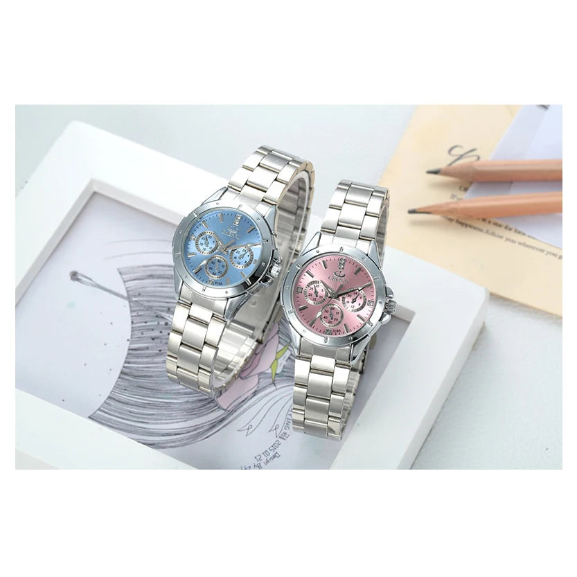 Starlight Elegance - Women's Luxury Rhinestone Quartz Watch