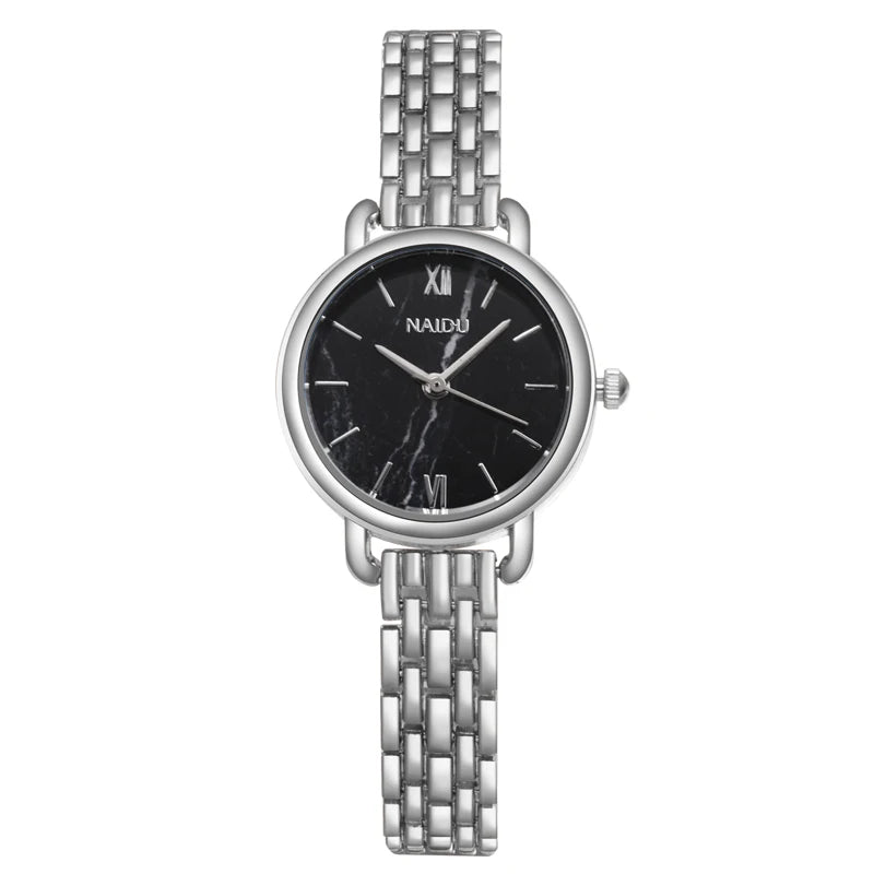 Women Watches New NAIDU Rose gold Silver Ladies Bracelet Watch womens quartz dress wristwatch feminino reloj mujer kol saati