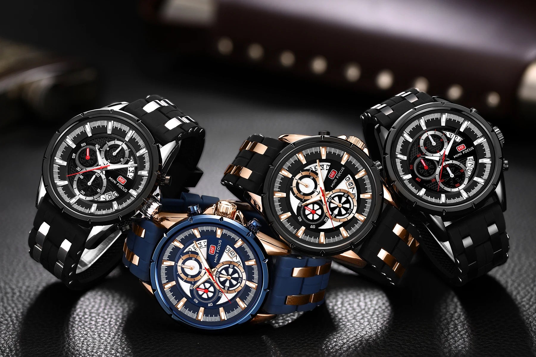 The Velocity Sport - Silicone Chronograph Watch