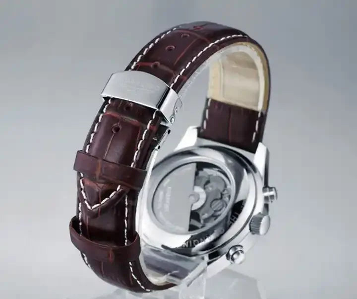 Luxury Tourbillon Business Watch - Compact Automatic Mechanical Timepiece