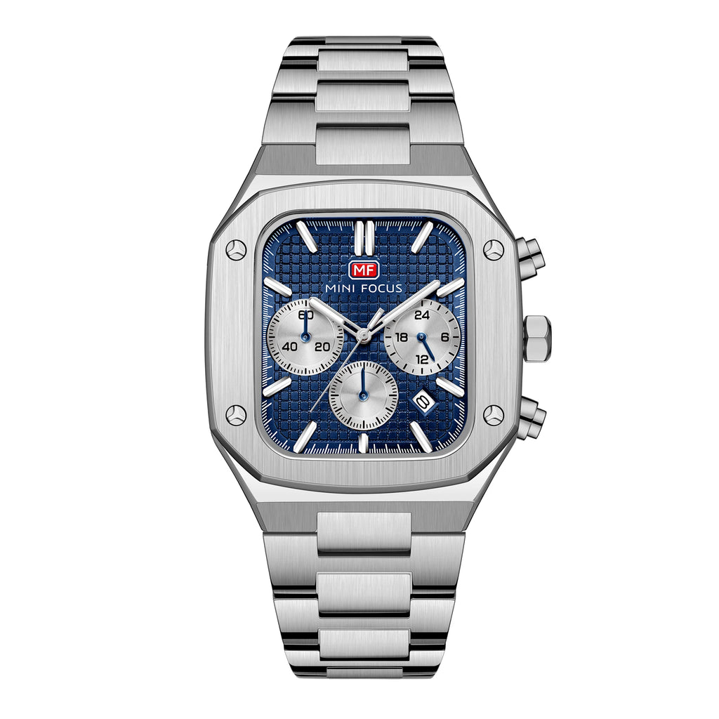 The Square Commander - Luminous Business Chronograph