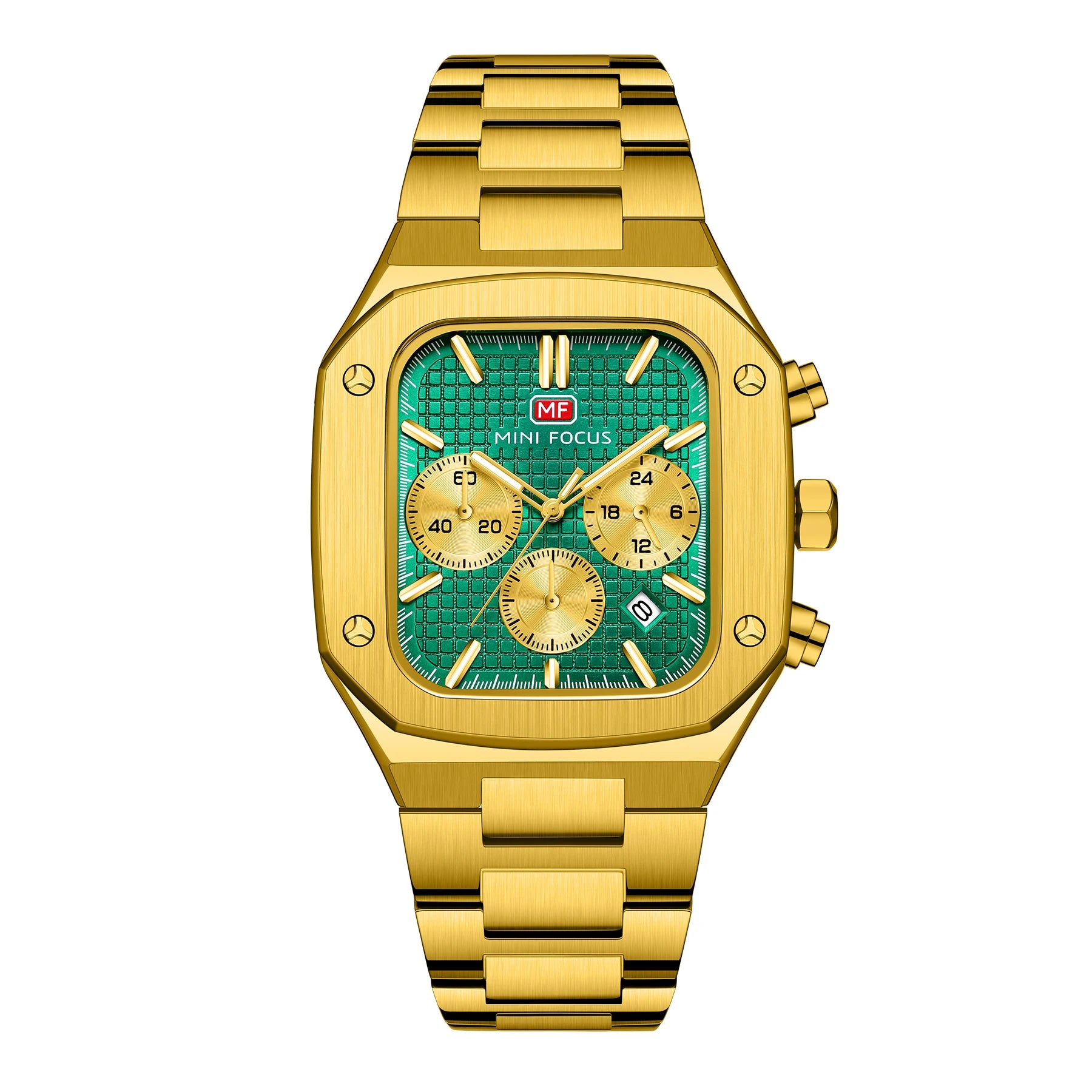 The Square Commander - Luminous Business Chronograph