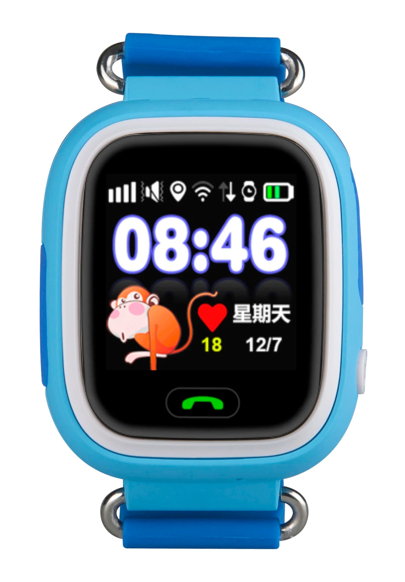 Hot Screen LBS TD-02 Smart Watch GPS Finder Children Location SOS Call Electronic Baby Kids Watches