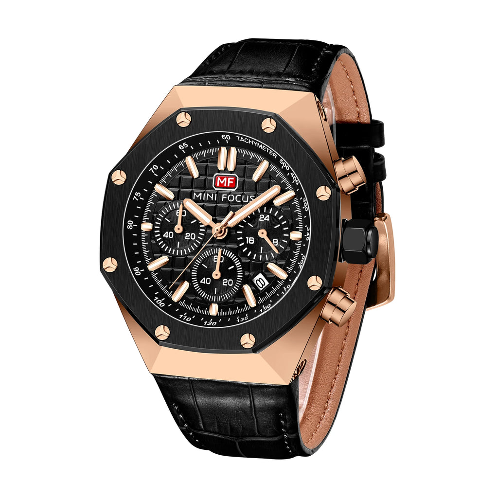 The Heritage Classic - Leather Chronograph Watch