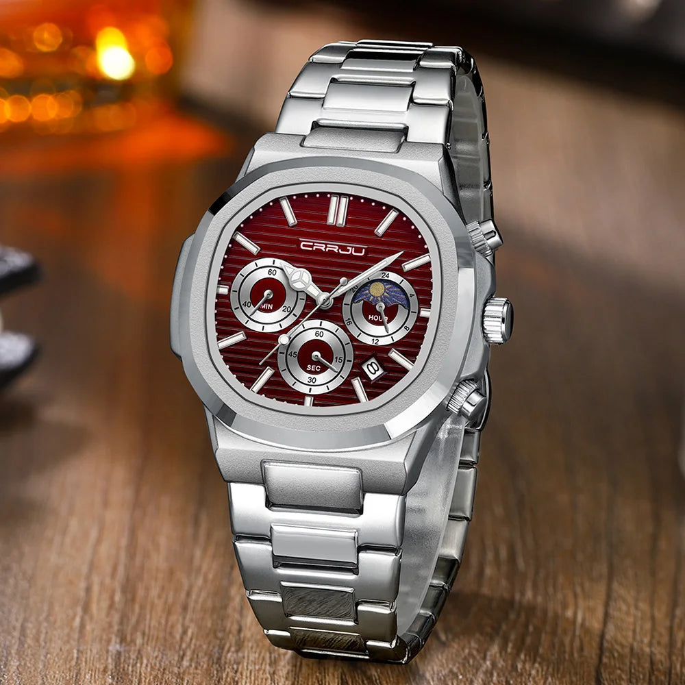 CRRJU 2309 Sun and Moon Chronograph Watch