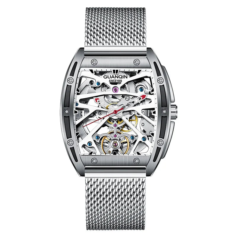 Executive Automatic Mechanical Watch - Premium Stainless Steel Business Timepiece