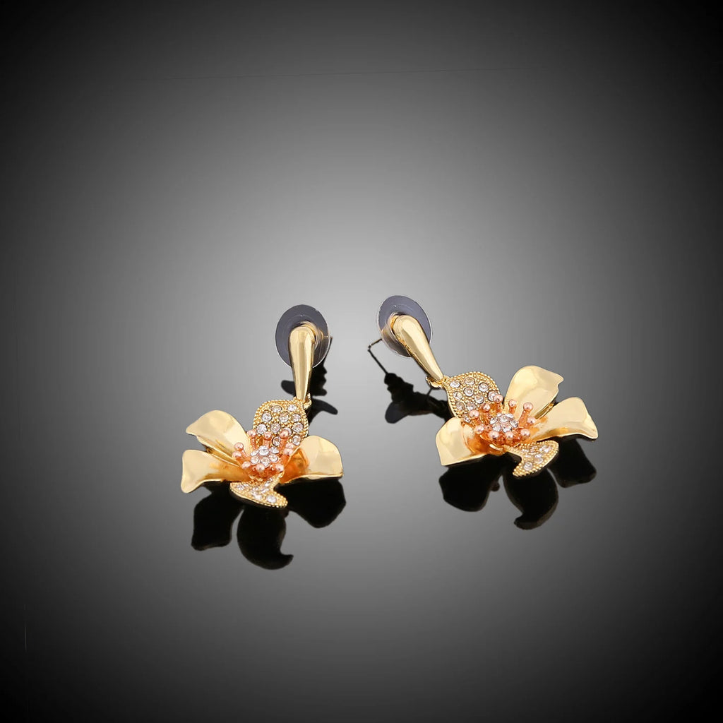 Zhuerrui Brazil Gold Plated Wedding Jewelry Set