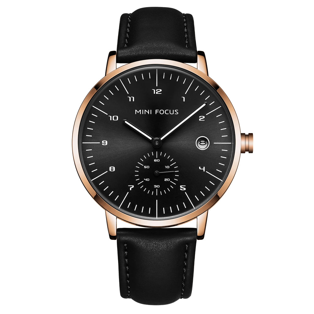 Executive Prestige - Men's Luxury Leather Strap Business Watch