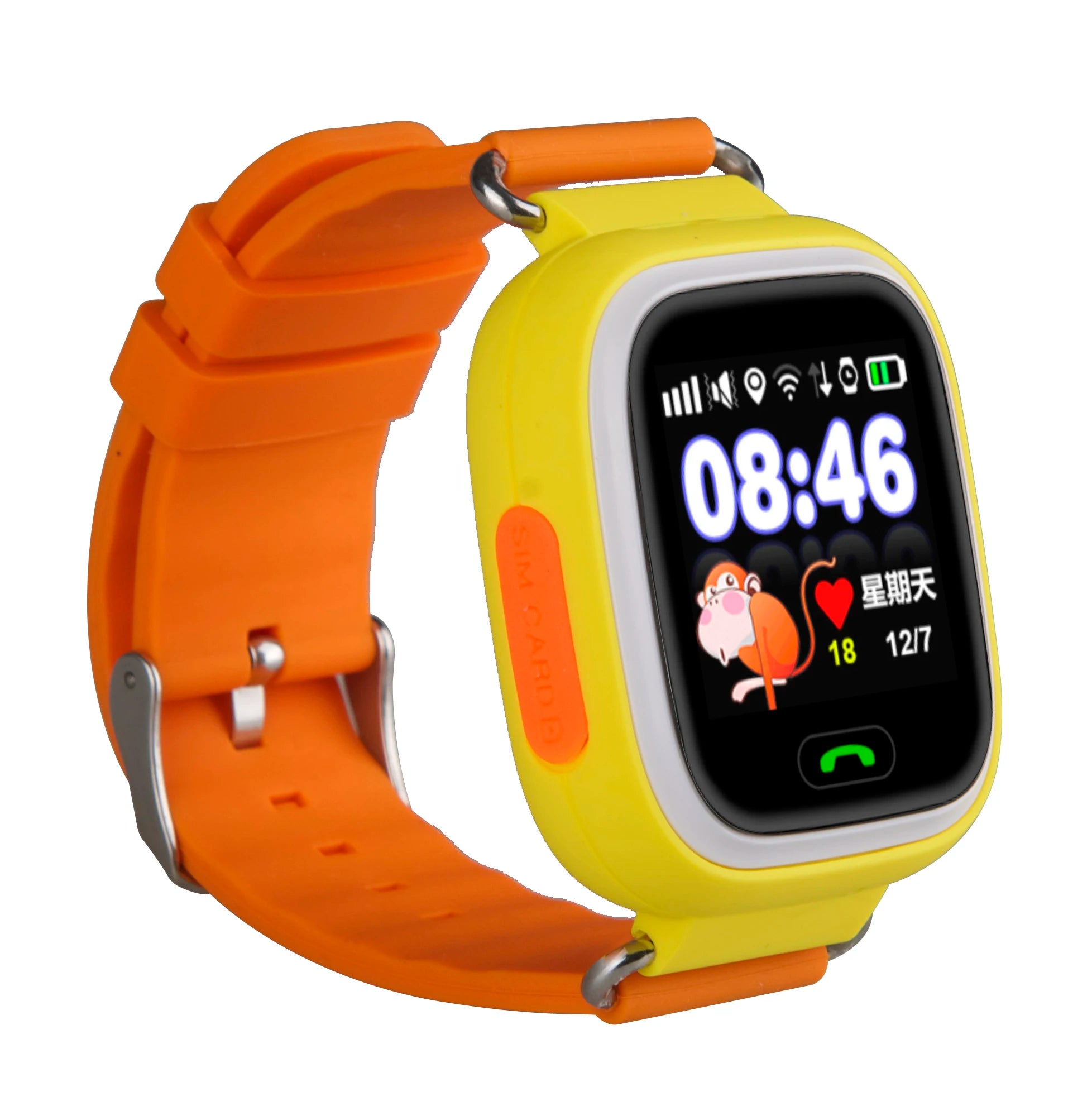 Hot Screen LBS TD-02 Smart Watch GPS Finder Children Location SOS Call Electronic Baby Kids Watches