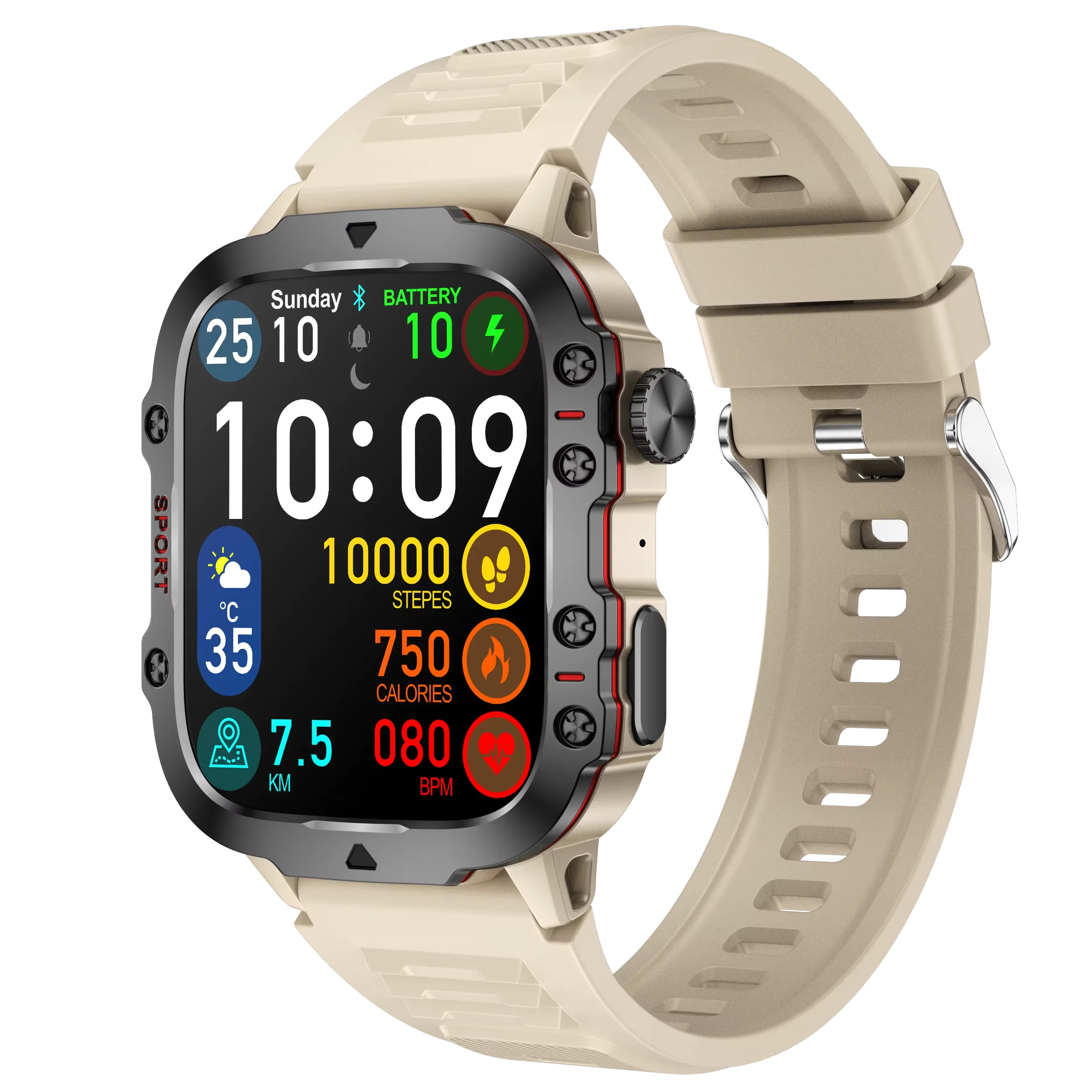 LIGE Sport Smart Watch for Men 1.96 Screen Blood Oxygen Bluetooth Call Watch 100+Sport Waterproof Smartwatch Man Reloj Hombre