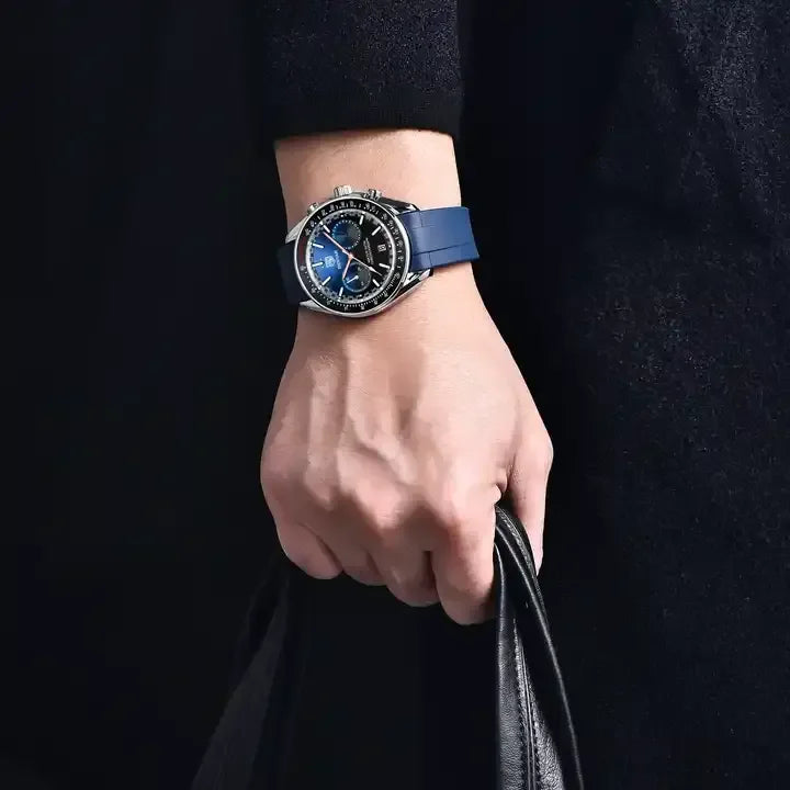 Luxury BENYAR 5194 Stainless Steel Band Waterproof Watch Chronograph Quartz Benyar Watches Men Reloj Hombre