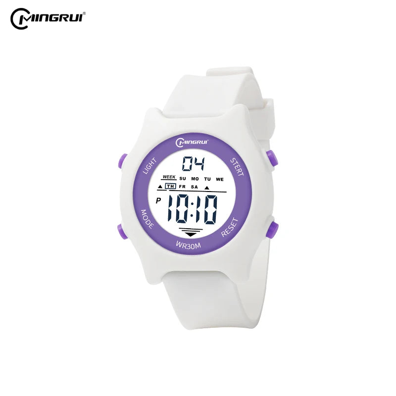 Best Selling Custom Cartoon Colorful Sports Kids Watches Children's Wrist Digital Watch for Kids