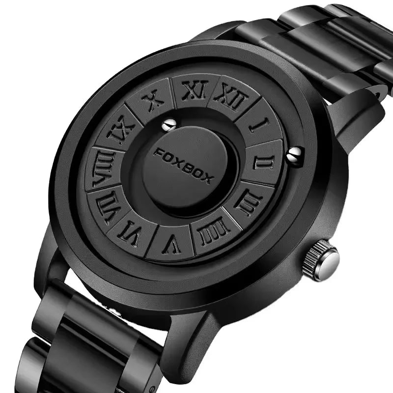 LIGE Foxbox FB0047 0047 Brand Mens Quartz Watches Business All Steel / Leather Waterproof Clock Top Luxury Wristwatch for Men
